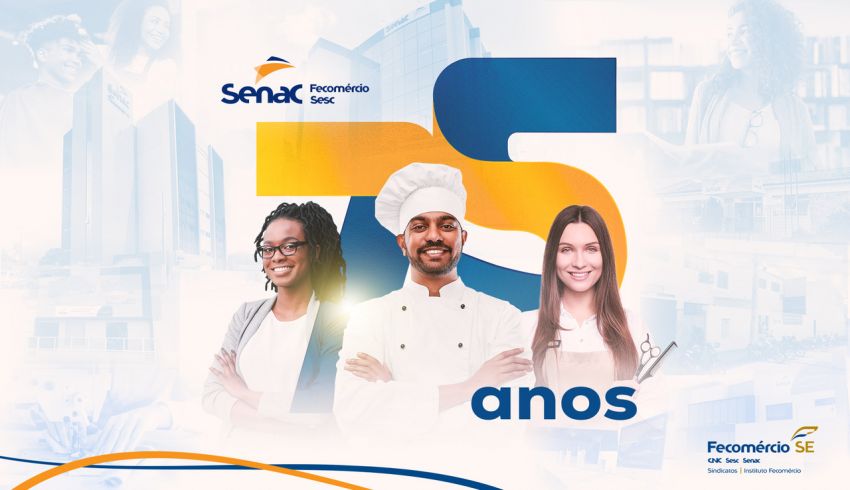 Senac Sergipe completa 75 anos transformando vidas pela educação profissional