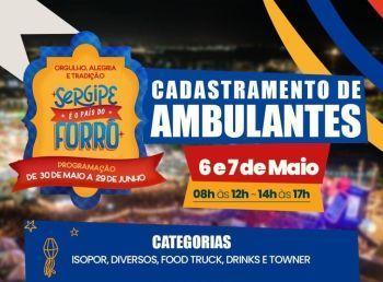 Prefeitura abre cadastro para comerciantes na área externa do Arraiá do Povo 2025