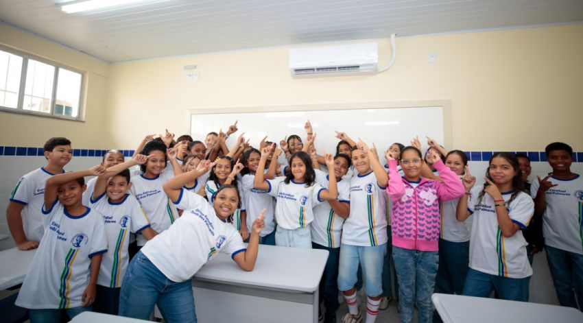 Governo de Sergipe alcança marco de 200 escolas climatizadas em 29 meses de gestão
