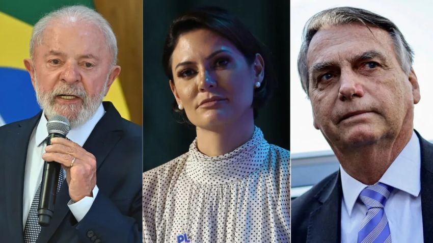 Lula empata com Bolsonaro e Michelle no primeiro turno