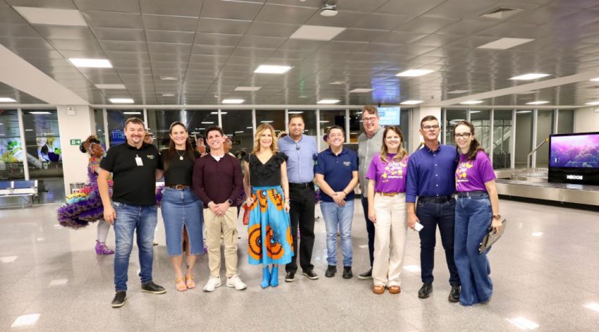 Governo de Sergipe recepciona equipe Record no aeroporto de Aracaju