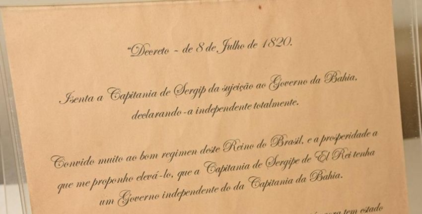 Como se deu a Emancipação Política de Sergipe