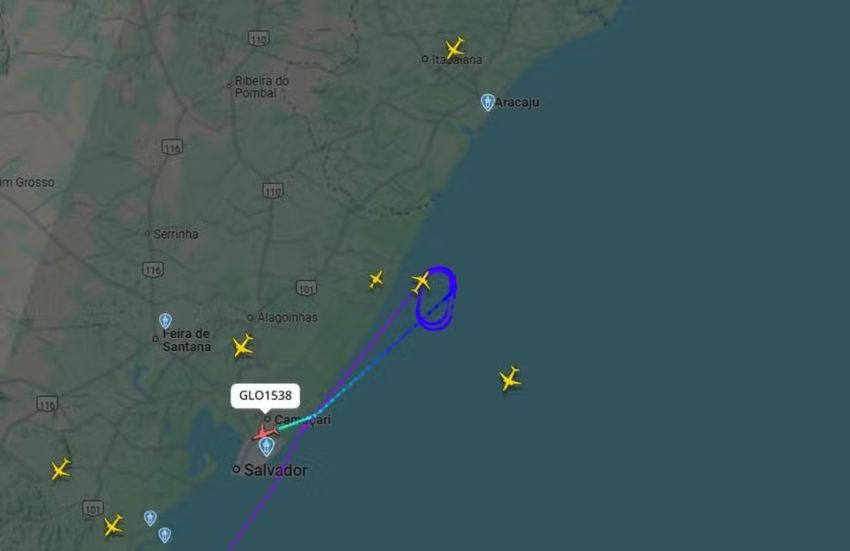 Duas aeronaves deixam de pousar em Aracaju, após falha na iluminação da pista
