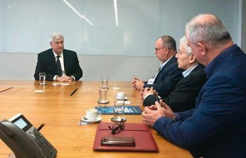Belivaldo reúne-se com empresa de energia em busca de infraestrutura para transporte de gás