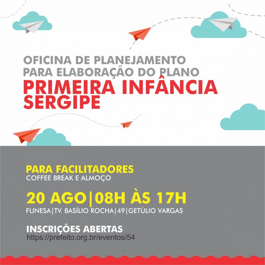 Secretaria de Saúde participará de oficina de planejamento do Plano Primeira Infância Sergipe