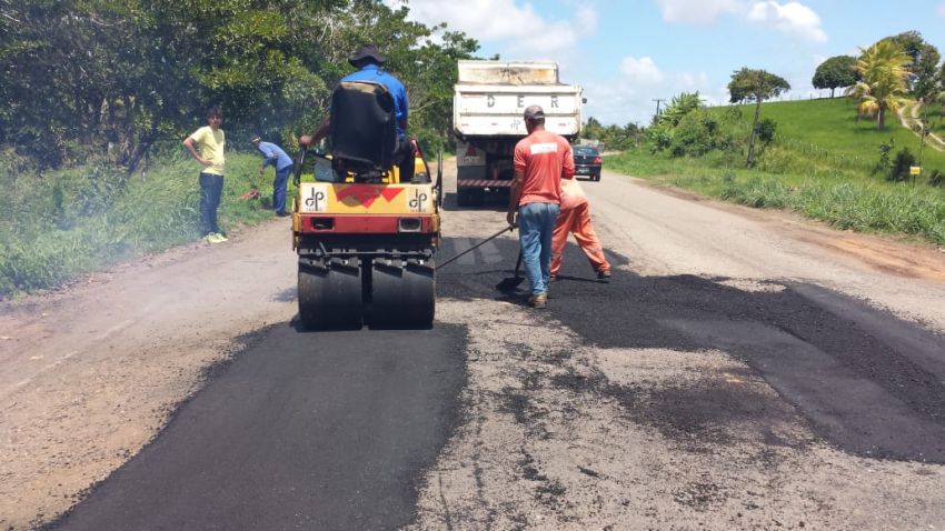 Operação Tapa Buraco segue em 11 rodovias do estado