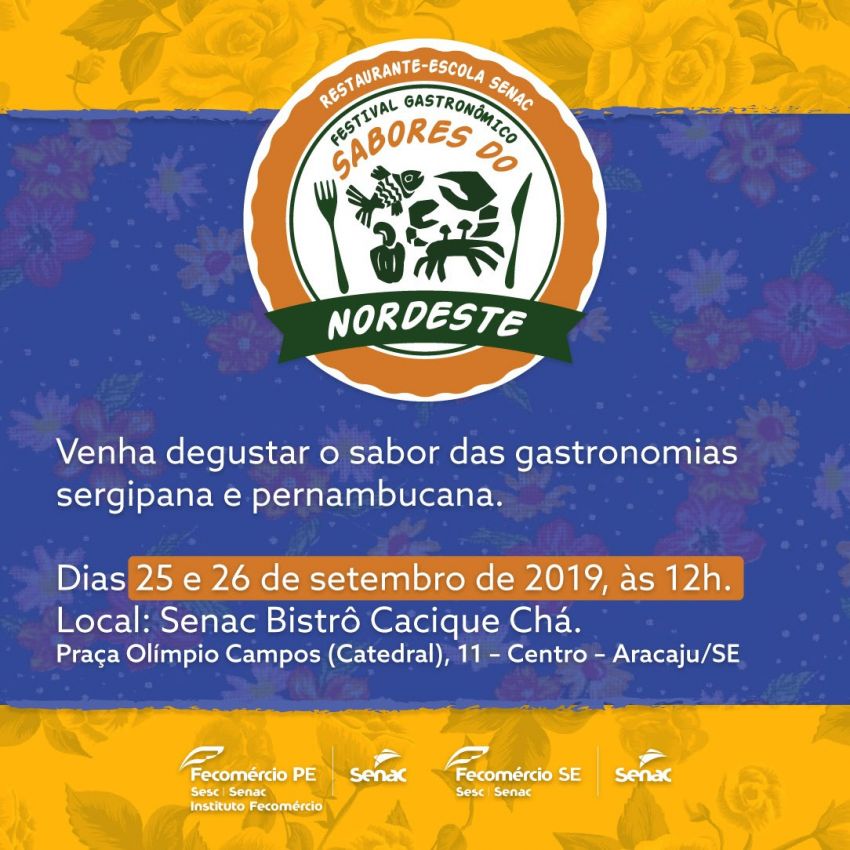 Sergipe receberá Festival 'Sabores do Nordeste'