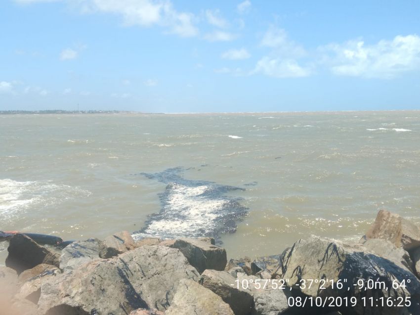 Governo colocará boias absorventes em rios sergipanos para conter a chegada de óleo