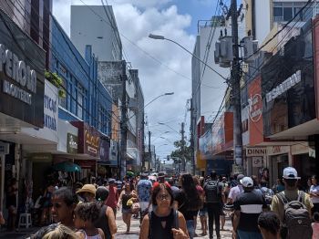 Lojas no Centro Comercial de Aracaju funcionarão durante o feriado deste sábado