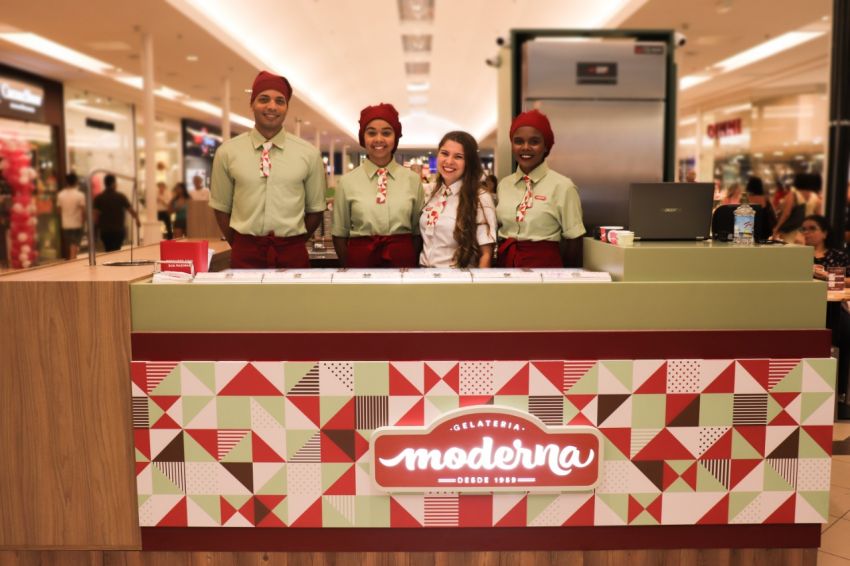 Gelateria Moderna aporta no Shopping Jardins