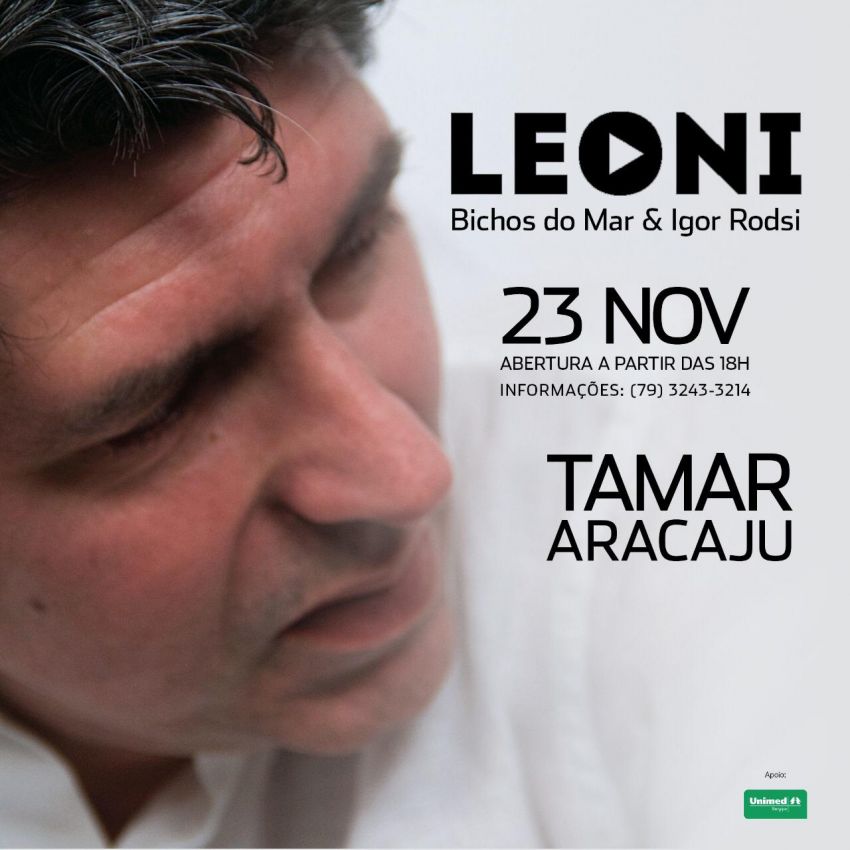 Show de Leoni é adiado para o dia 23 de novembro