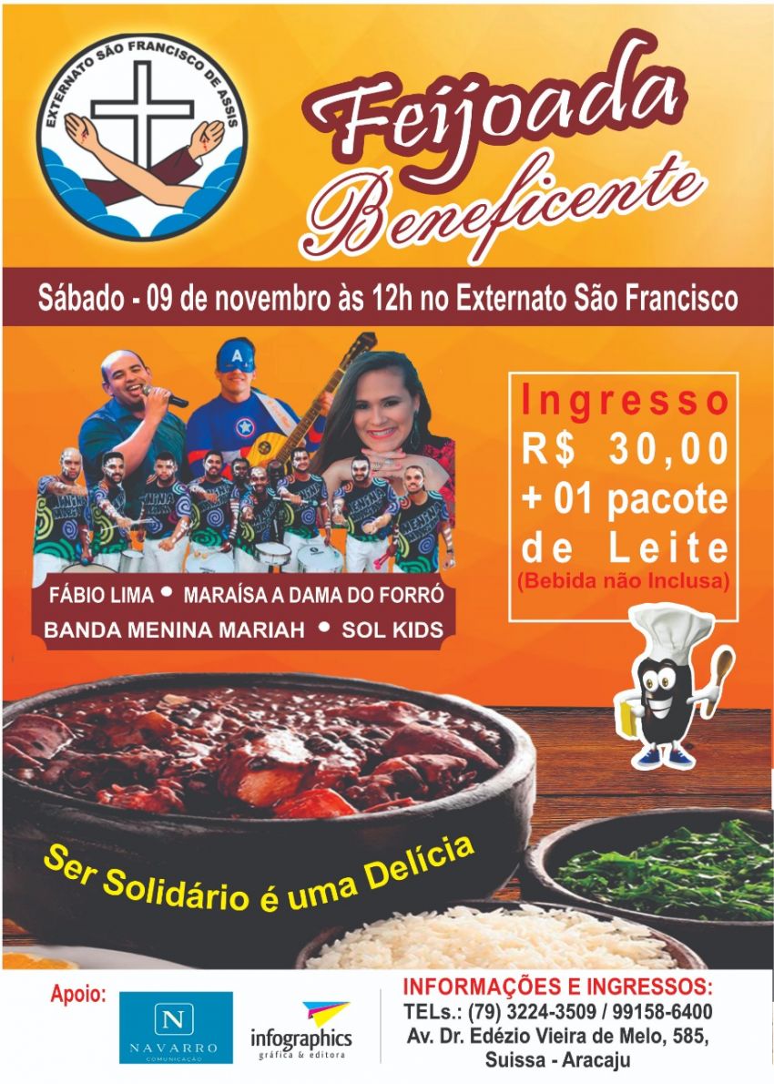 Grandes atrações vão agitar a Feijoada do Externato São Francisco