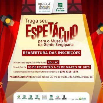 Instituto Banese reabre seleção de espetáculos de teatro para o público adulto