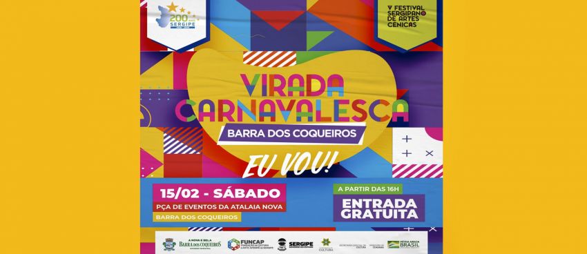 Virada Carnavalesca promete agitar o final de semana na Barra dos Coqueiros