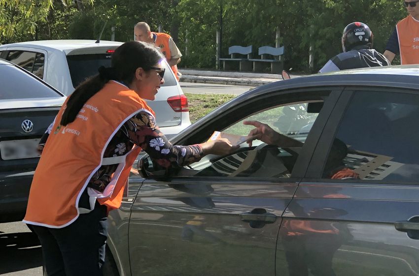 Energisa e SMTT realizam ações educativas de segurança no trânsito durante o Carnaval