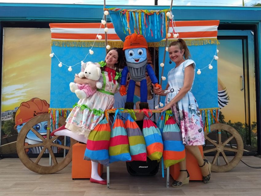 Energisa leva diversão e conhecimento a São Miguel do Aleixo