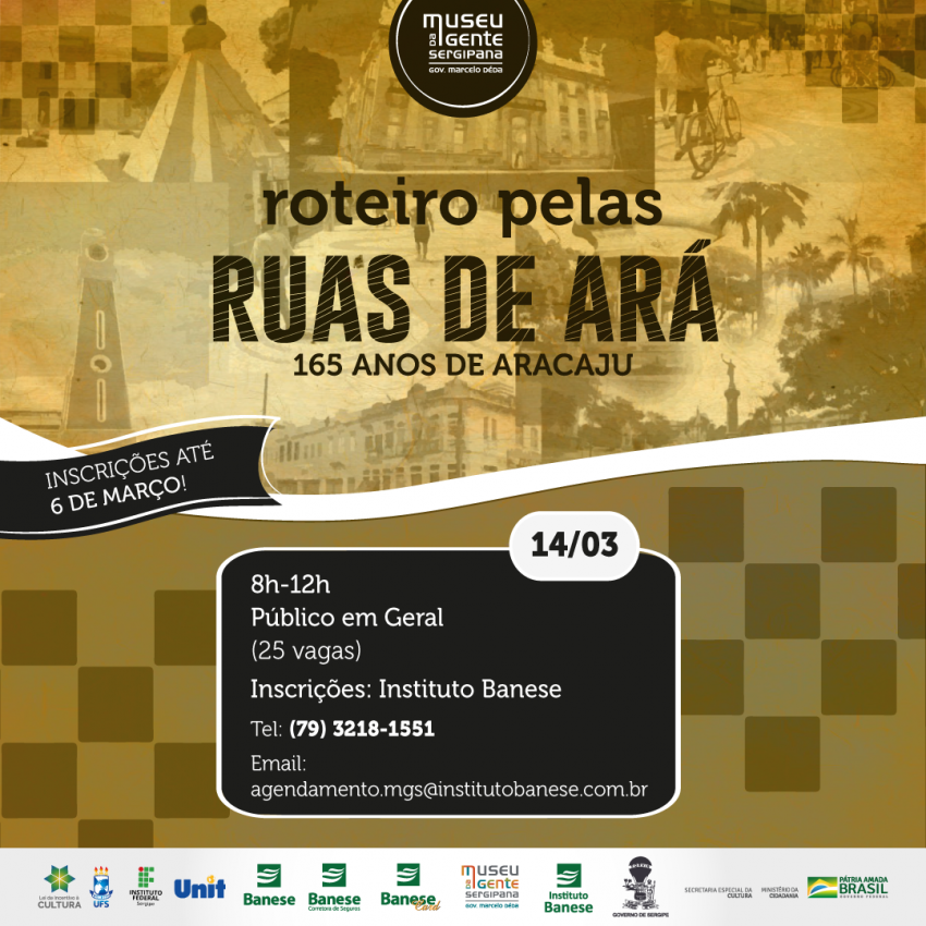 Museu da Gente Sergipana comemora 165 anos de Aracaju com ação educativa
