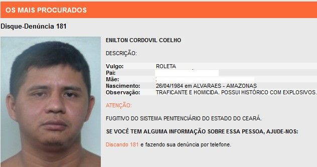 Líder de facção criminosa do Amazonas entra em confronto com a Polícia Civil de SE
