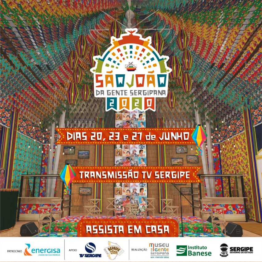 São João da Gente Sergipana 2020 acontece em formato de programa de TV