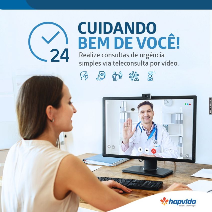 Teleconsulta é aliada para avaliação precoce dos sintomas da Covid-19