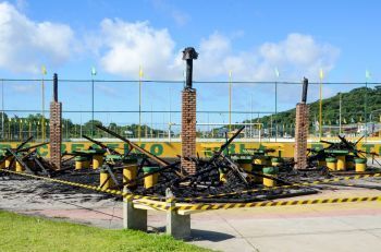 Em laudo, Corpo de Bombeiros conclui que incêndio na Orla Porto D’anta foi proposital