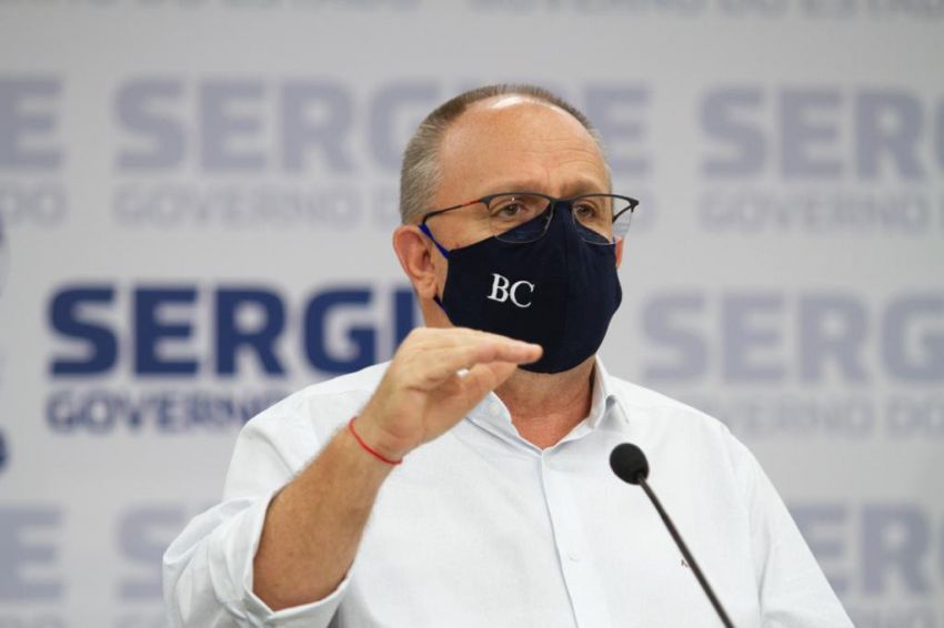 'O uso da máscara é obrigatório e vamos estabelecer multa para quem não usar', disse o governador Belivaldo Chagas