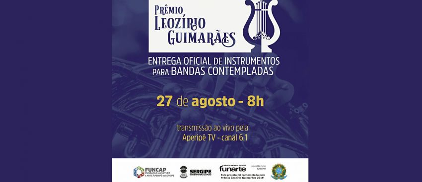 Estado oficializa entrega de 48 instrumentos para Bandas Filarmônicas