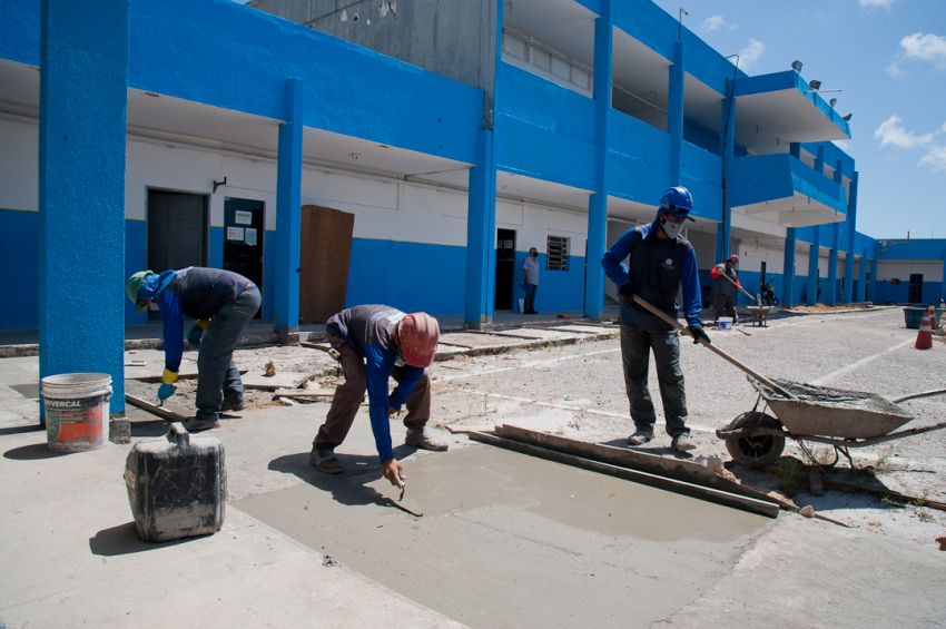 Estado reforma Centro de Formação e Aperfeiçoamento de Praças da Polícia Militar