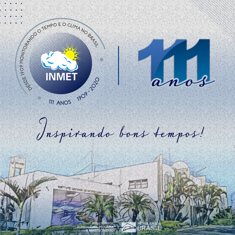 Inmet comemora 111 anos e lança aplicativo