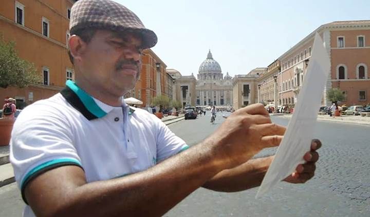 Artista plástico Nogueira realiza pintura ao vivo neste sábado