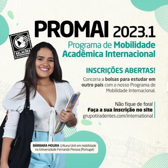 Programa de Mobilidade Acadêmica da Unit está com inscrições abertas para intercâmbio