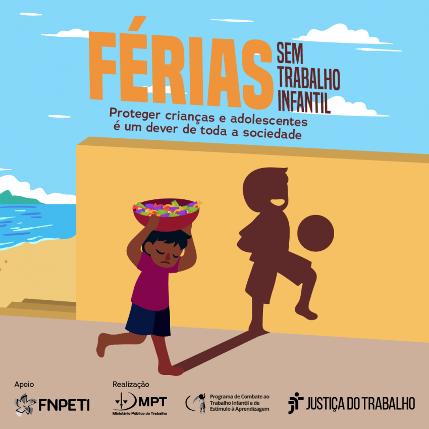 Campanha alerta para o combate ao trabalho infantil