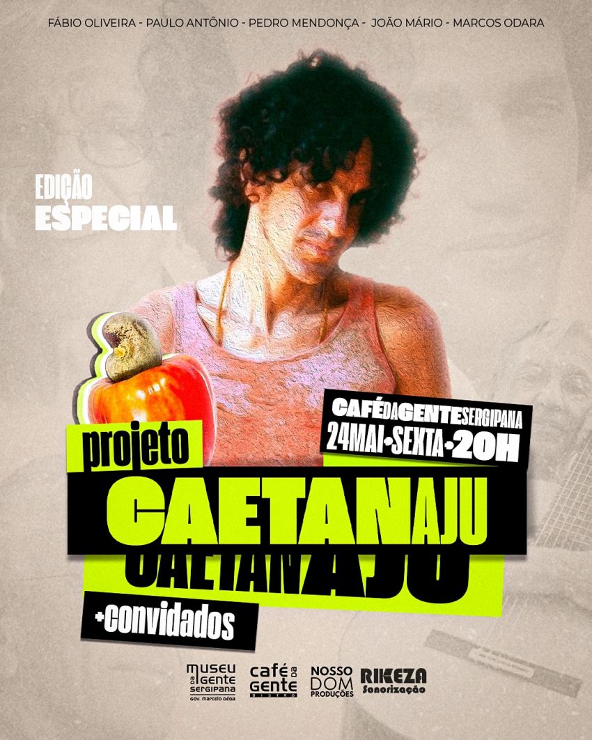 CaetanAju retorna ao Café da Gente Sergipana em edição especial