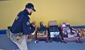 PRF apreende eletrônicos e cosméticos sem nota fiscal em Itabaiana