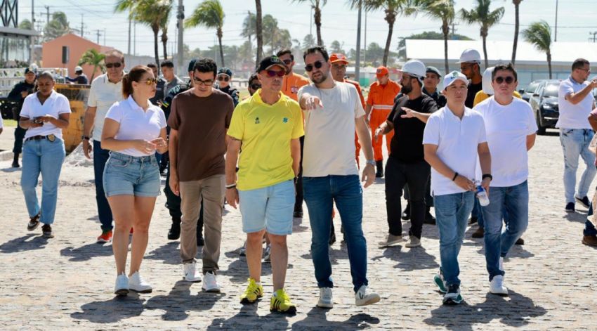 Governador vistoria estrutura da Vila do Forró e do Arraiá do Povo 2025