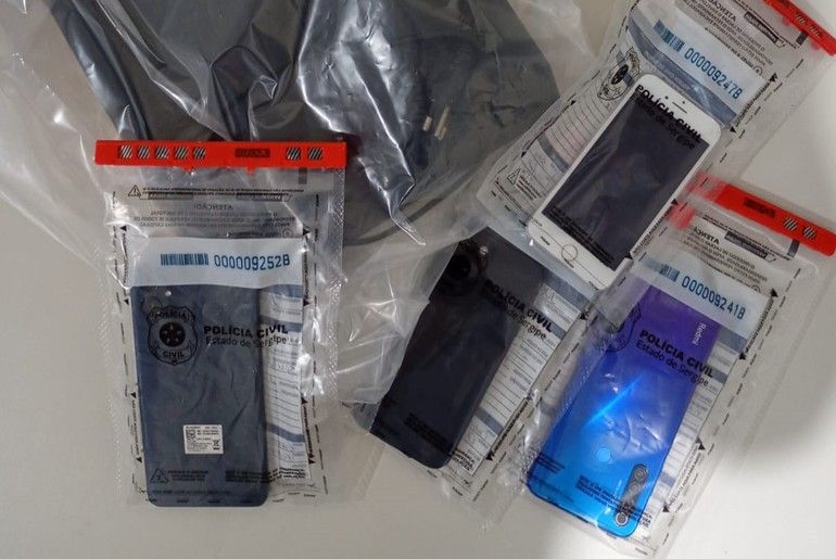 Celulares são apreendidos em investigação de exploração sexual de adolescentes em Aracaju