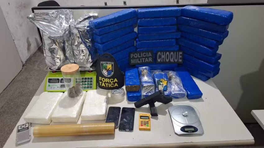 Casal é preso em flagrante por tráfico de drogas na Grande Aracaju