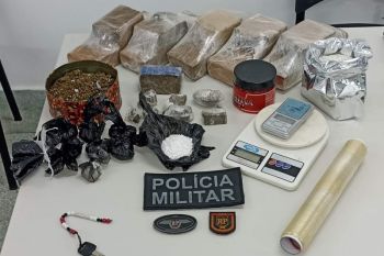 Homem é preso com mais de 5 quilos de drogas no bairro Santo Antônio
