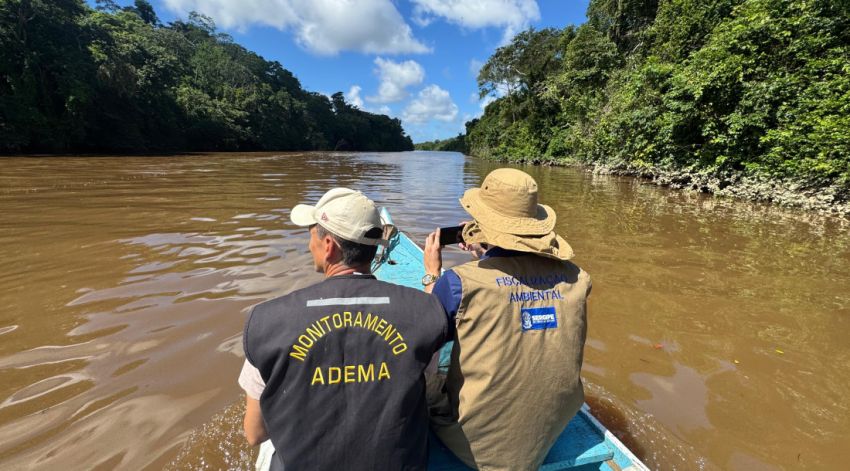 Adema investiga mortandade de peixes no riacho Cuí, em Estância