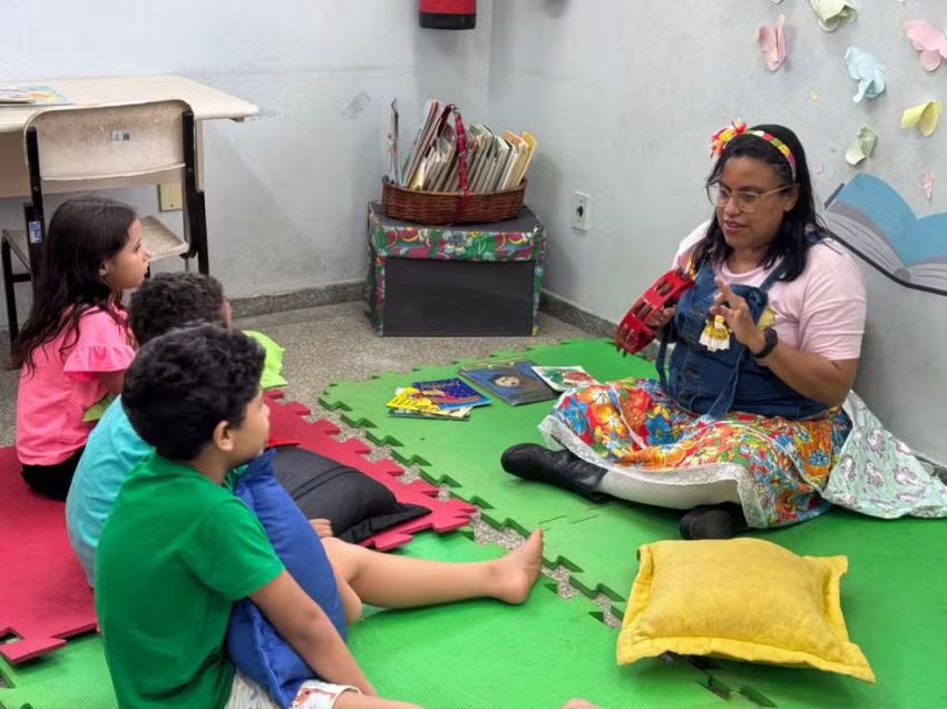 Biblioteca Ivone de Menezes realiza projeto de férias na Zona Sul de Aracaju