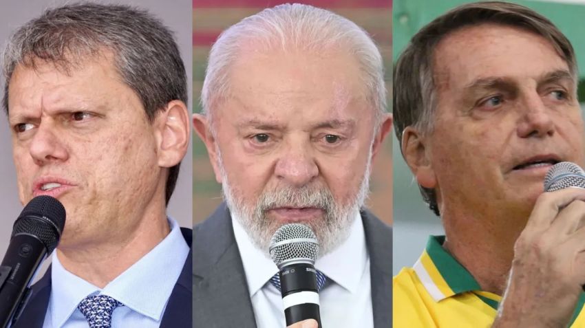 Quaest: Lula lidera em 2º turno; Bolsonaro e Tarcísio são os mais próximos