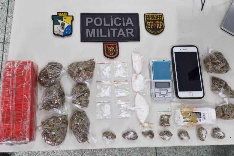 PMSE prende homem por tráfico de drogas em condomínio de Nossa Senhora do Socorro