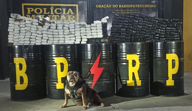 Radiopatrulha apreende mais de 200 kg de drogas em Socorro