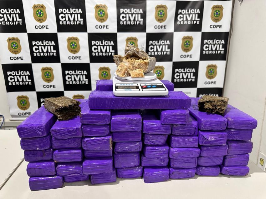 Homem é preso em Aracaju com 30Kg de drogas prontas para a venda