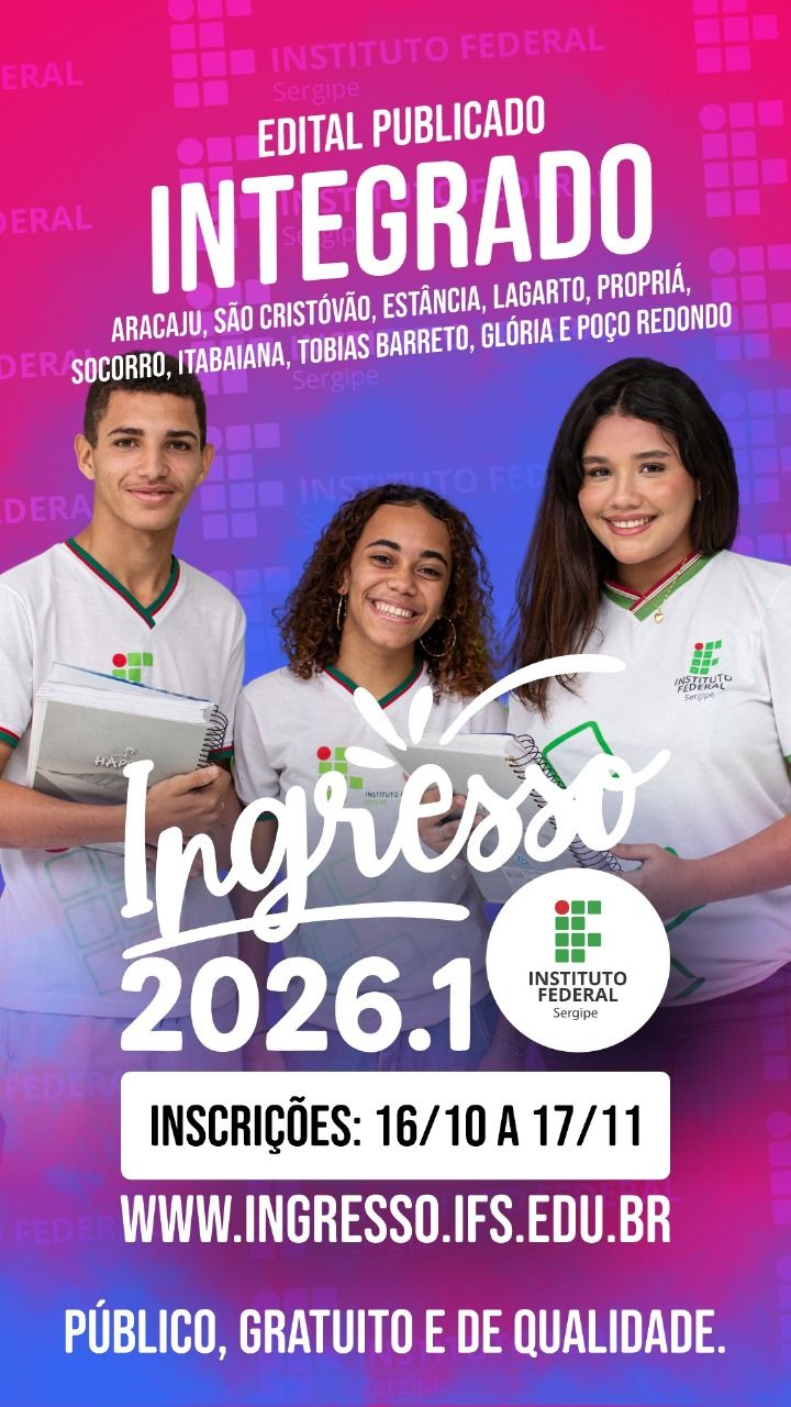 IFS oferta mais de mil vagas para cursos técnicos integrados