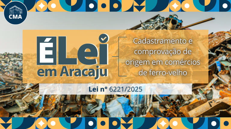 Nova lei em Aracaju obriga cadastro e comprovação de origem em ferros-velhos e as sucatas, rm Aracaju