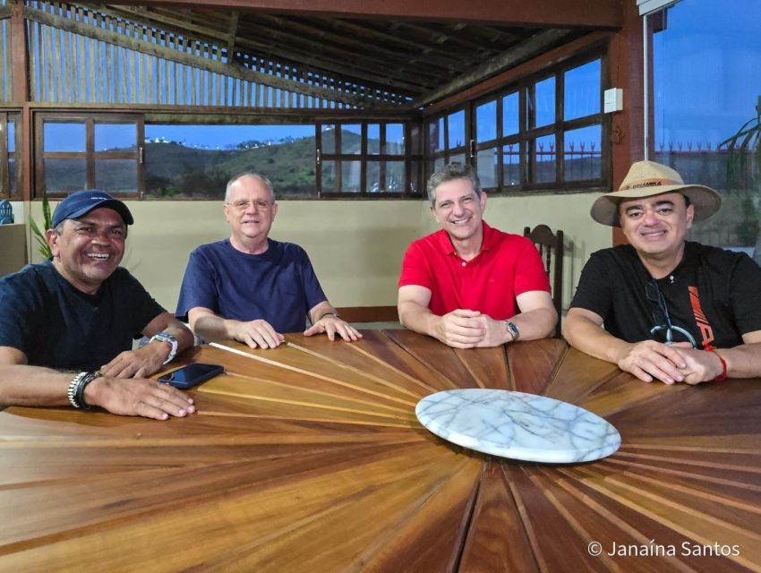 Rogério Carvalho se encontra com o ex-governador Belivaldo Chagas: “Uma boa conversa, daquelas que misturam memória, pol