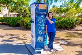 Hidrataju: Prefeita Emília Corrêa lança projeto e amplia acesso à hidratação em pontos turísticos