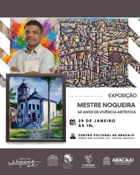 Centro Cultural Luiz Antônio Barreto recebe exposição Mestre Nogueira: 40 anos de Vivência Artística