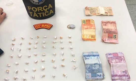 Homem é preso por tráfico durante ocorrência de violência doméstica